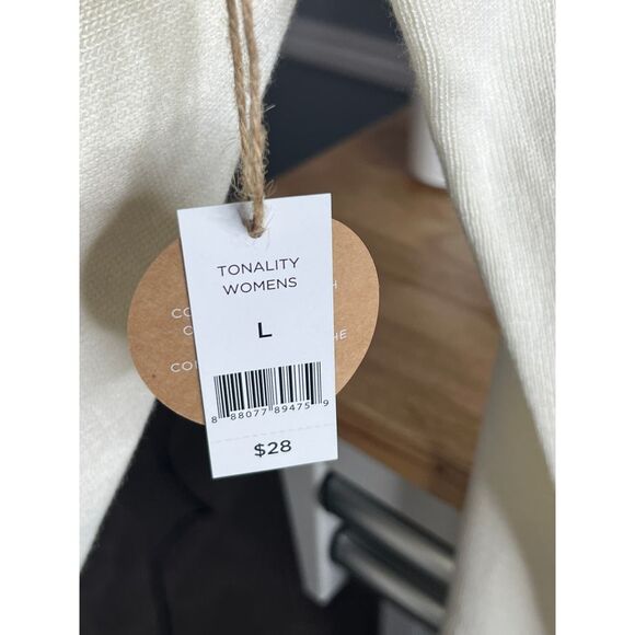 DIP KNIT CASUAL CLASSIC EVERYDAY OFFICE BUSINESS BASIC LAYERING SIMPLE CARDIGAN - Picture 5 of 5